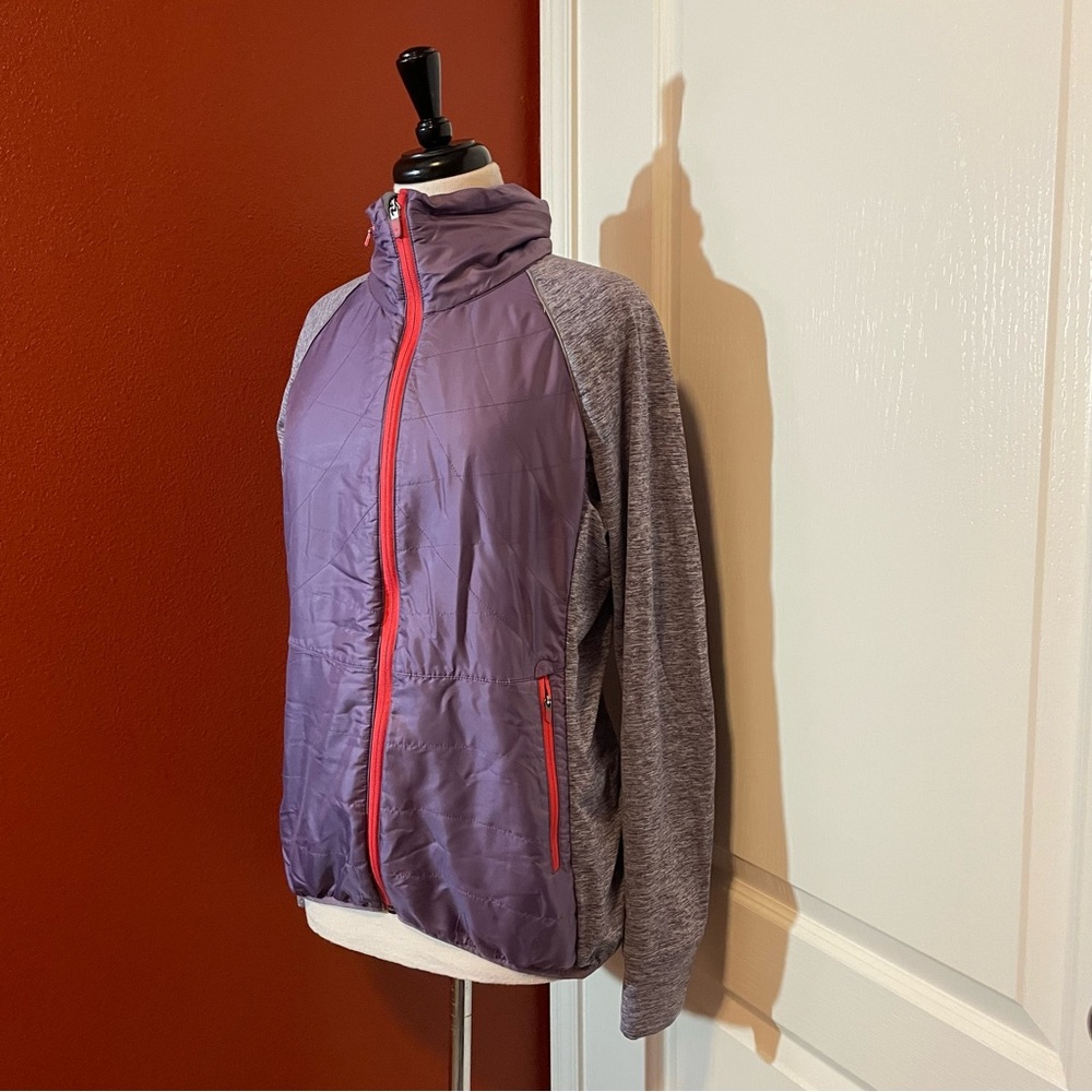 Title Nine Women’s Will Power Quilted‎ Full Zip Hooded Outdoor Running Jacket